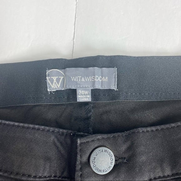 Wit & Wisdom Black “Ab” Solution Ankle Length Jeans - Picture 8 of 13